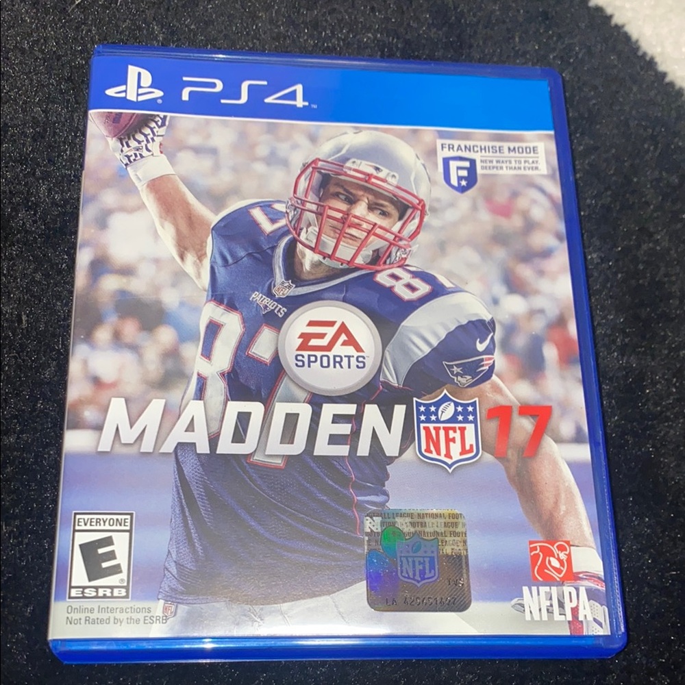 Madden NFL‎ 17 PS4 Game Blue Case